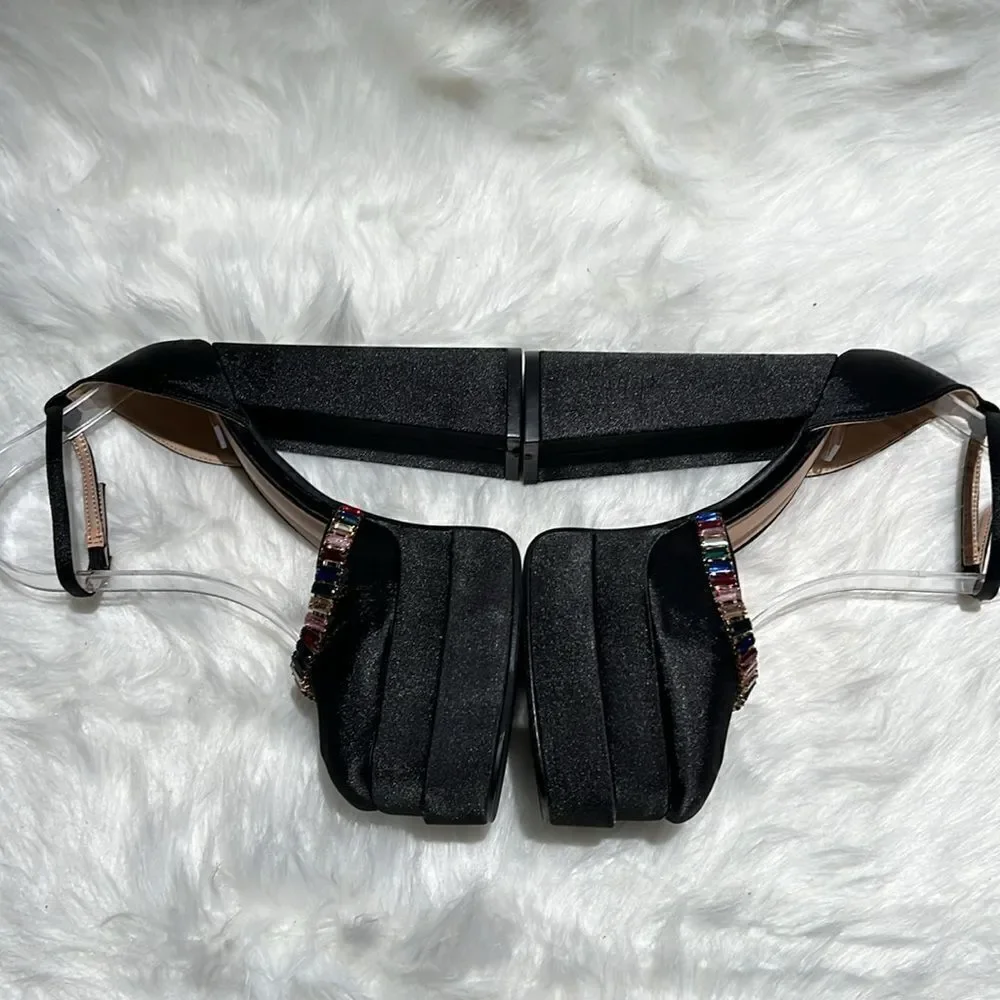 🌸‎ Fashion Nova No Time For It Platform High Heels. Size 9.  B85